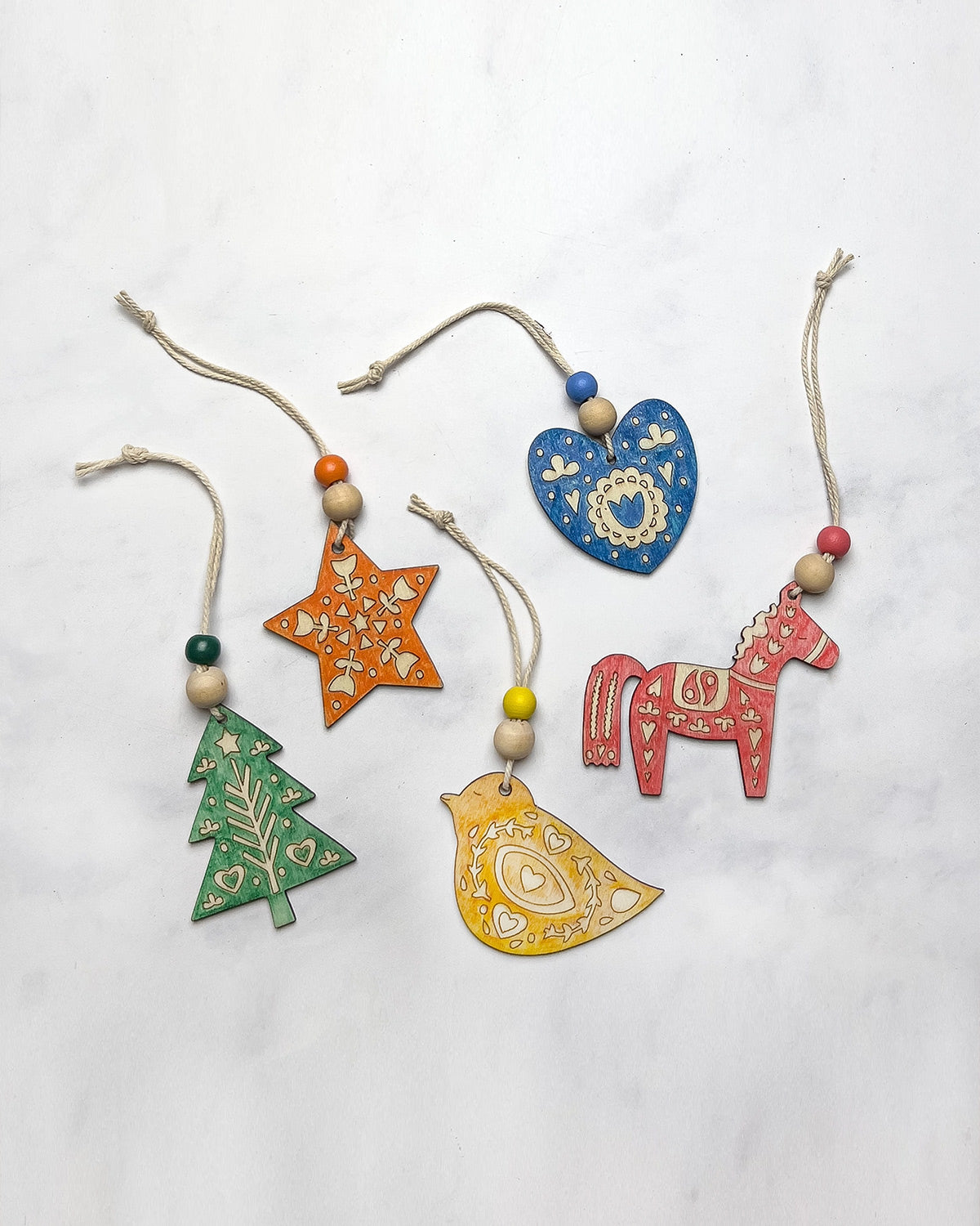 Folk Art Christmas Decoration Kit