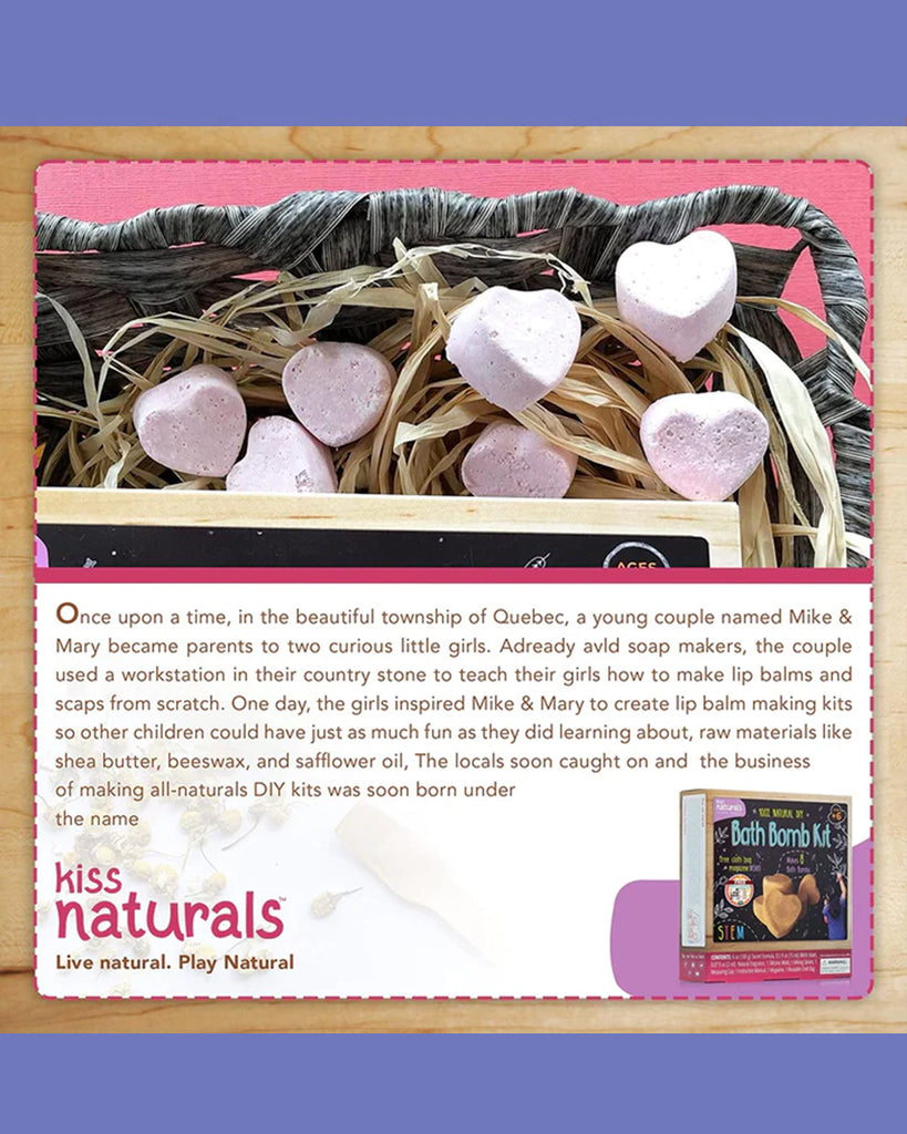 Kiss Naturals DIY Bath Bomb Kit for Kids <br> Earthy Good
