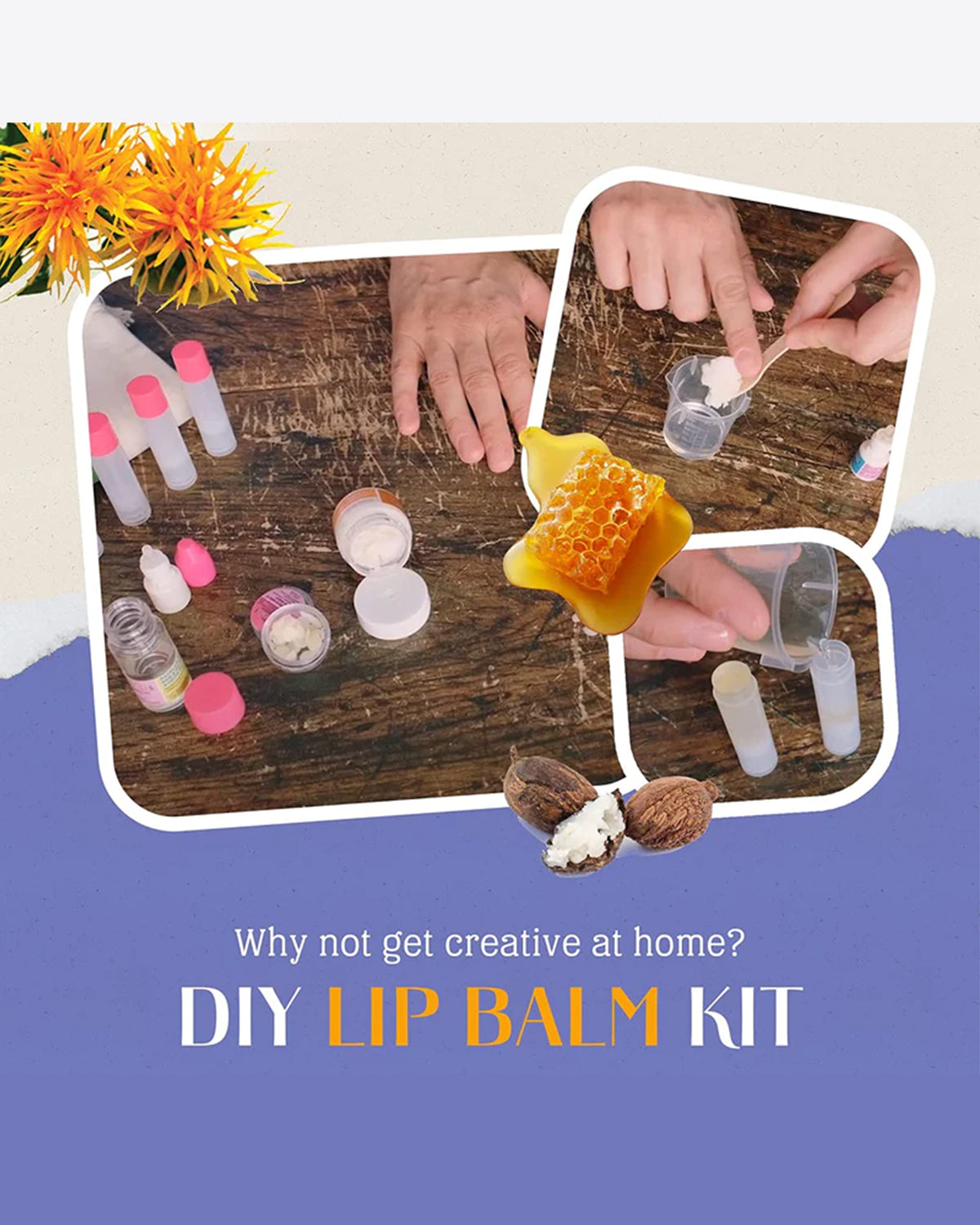 Kiss Naturals DIY Lip Balm Kit for Kids <br> Earthy Good