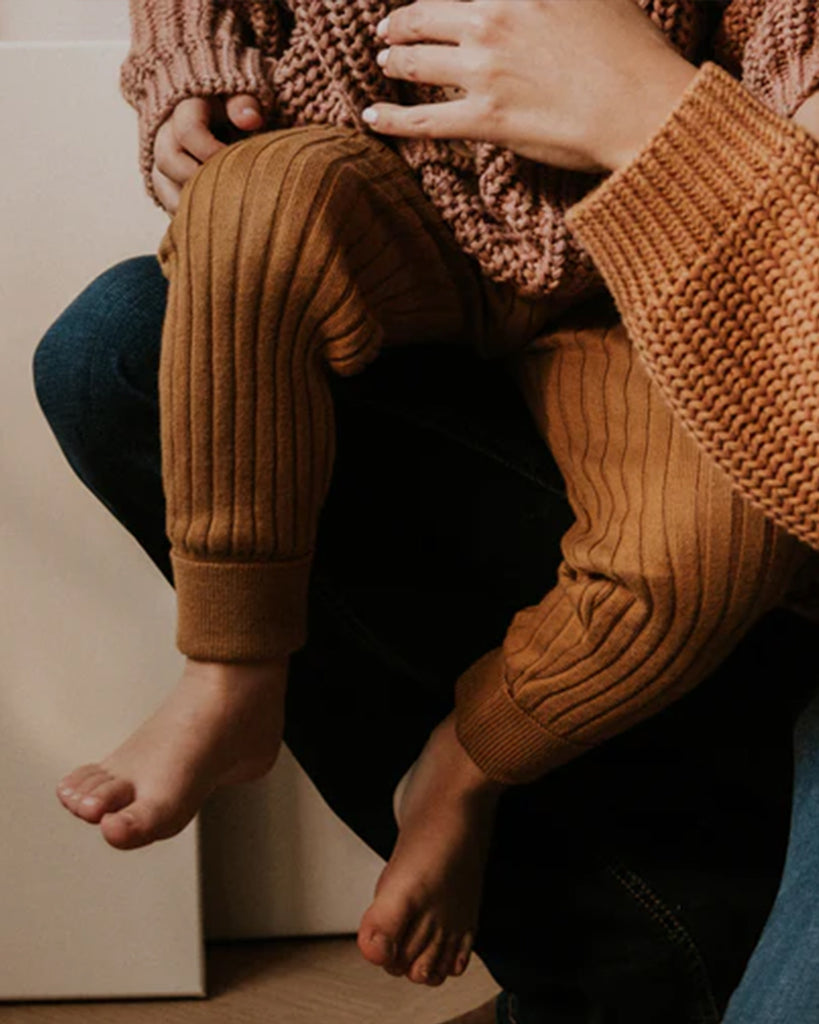 Knitted Legging - gold