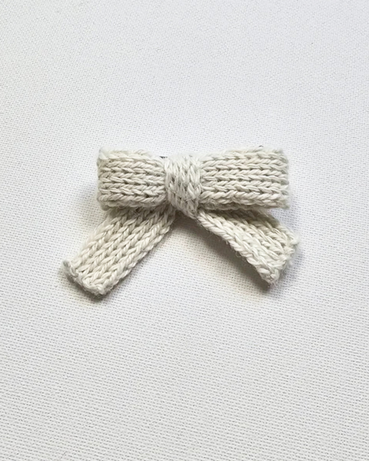 Knit Hair Clip - Cloud