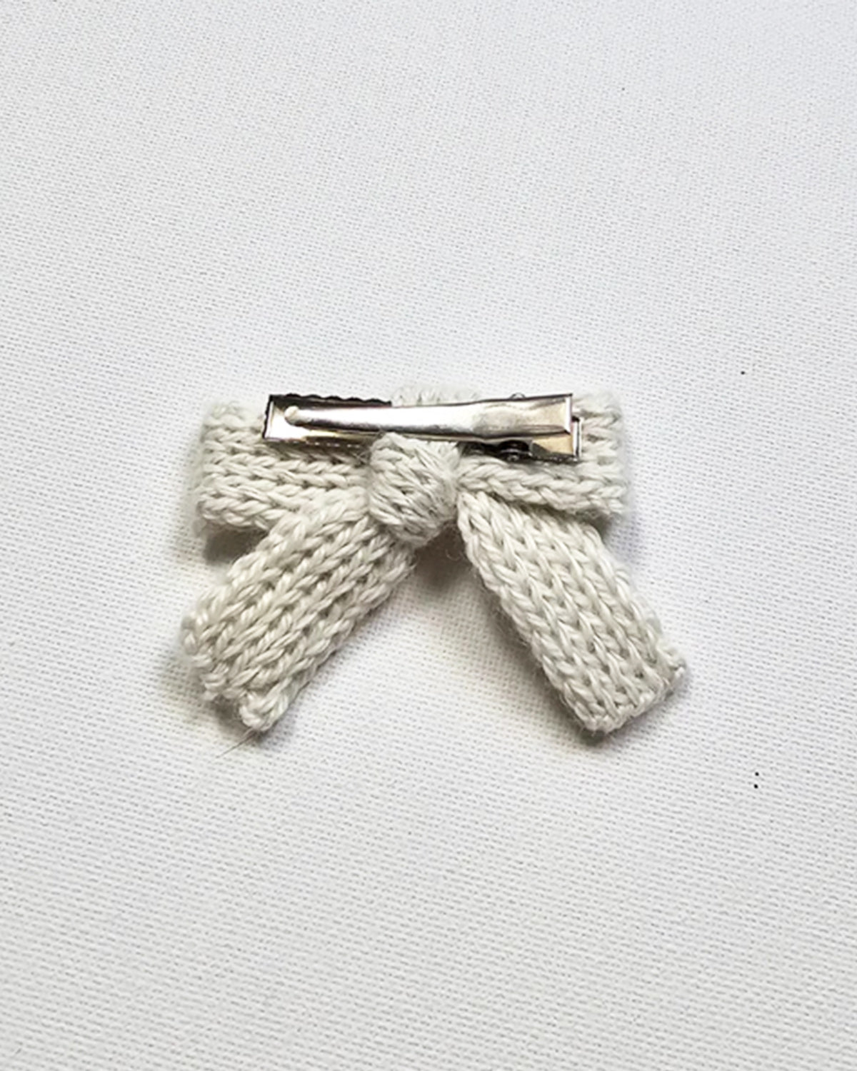 Knit Hair Clip - Cloud