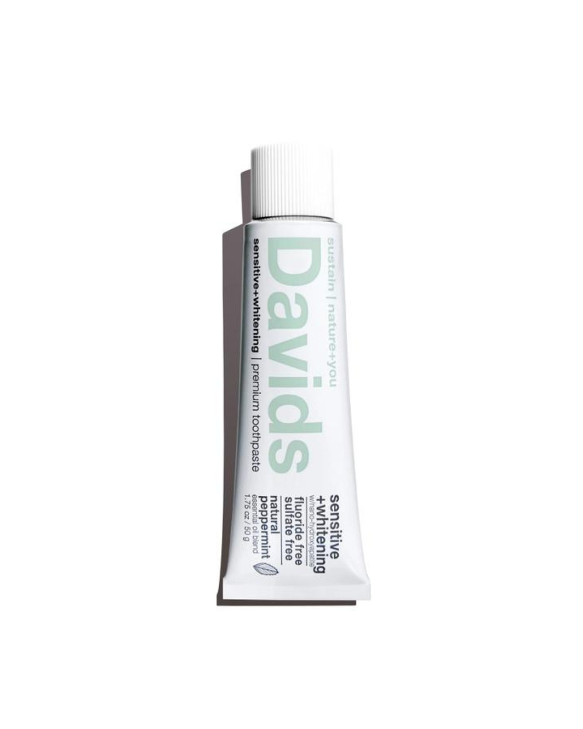 Davids Travel Size Premium Toothpaste / Sensitive+Whitening