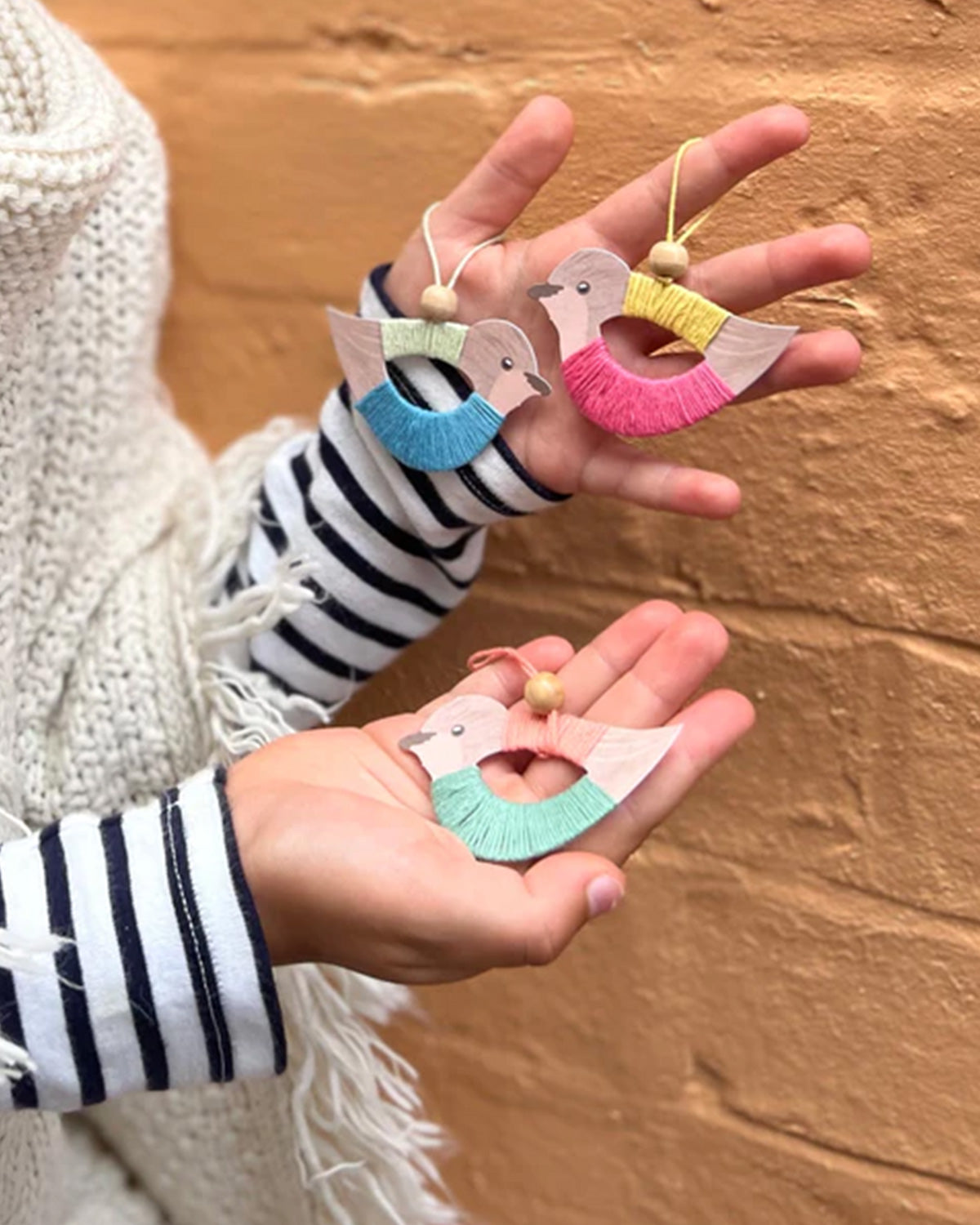 Make Your Own Flying Bird Ornaments