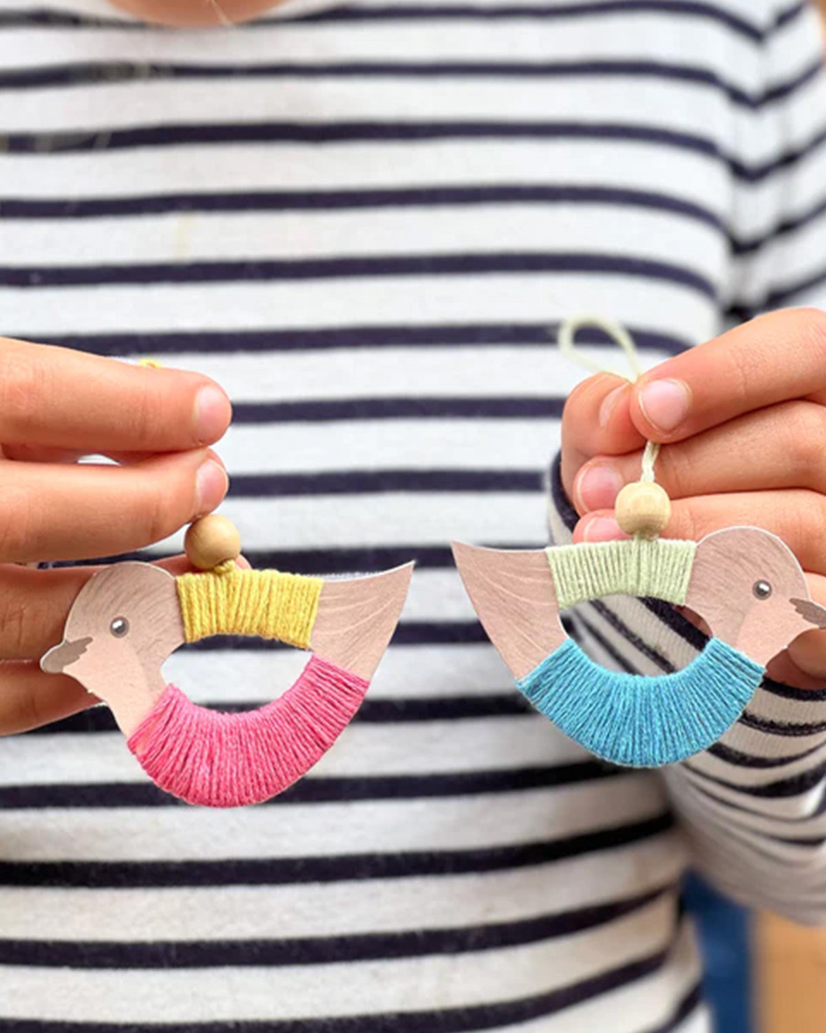 Make Your Own Flying Bird Ornaments