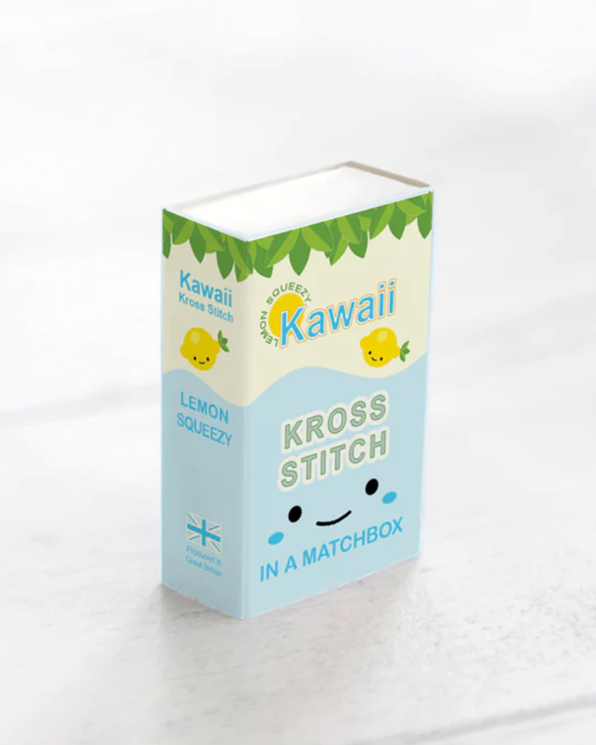 Mini Cross Stitch Kit with Lemon Design