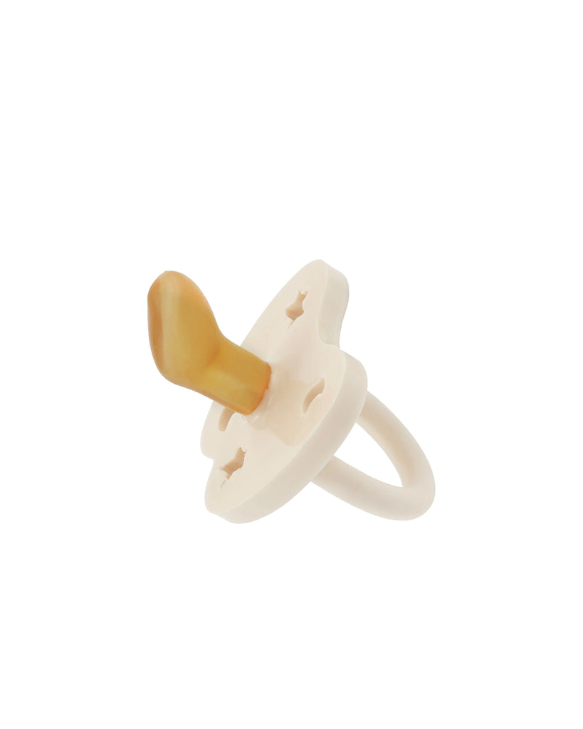 Natural Rubber Pacifier Orthodontic 0-3 Months - cream <br> Hevea