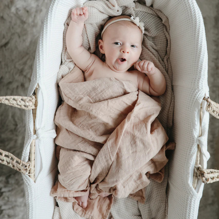 baby in swaddle