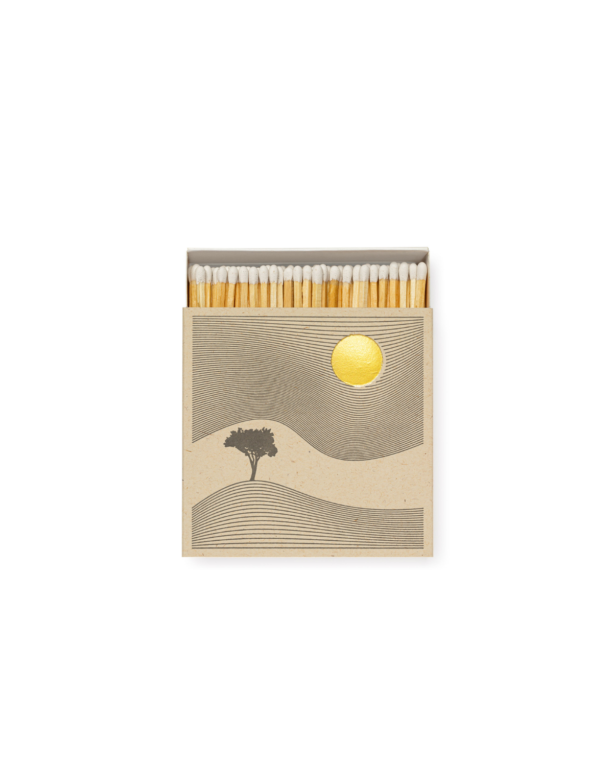 The One Tree Hill matchbox design by Real Fun, Wow! is a best-seller round the clock. A master of the minimal, our good friend Daren Thomas Magee brings dreamy scenes of nature into the home with this gorgeous design.