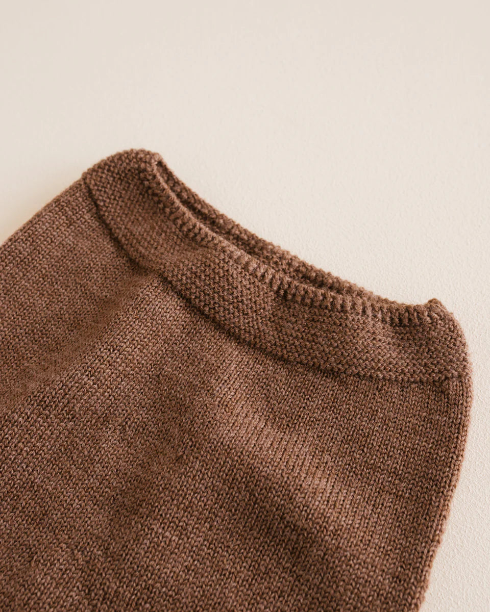 Pants Guido - Mocha <br>hvid