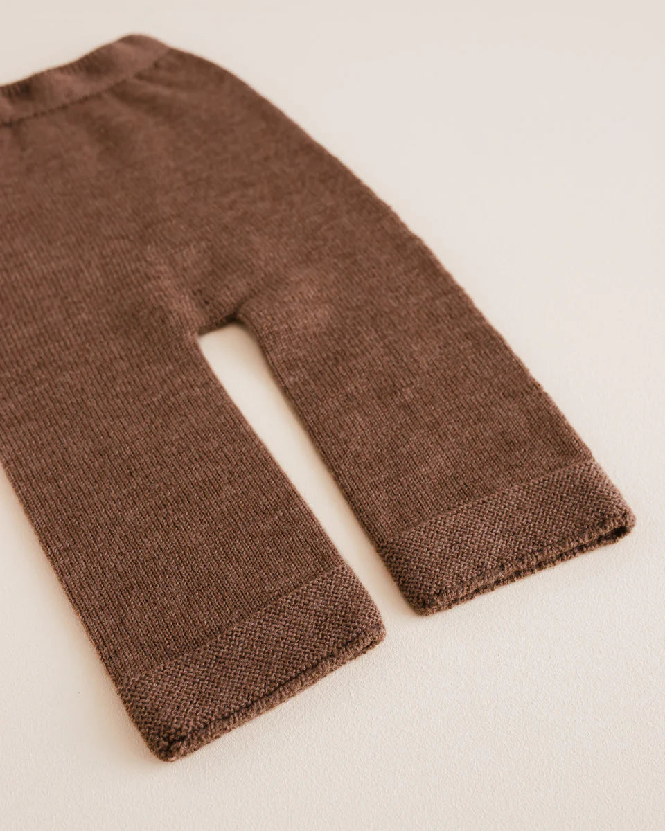 Pants Guido - Mocha <br>hvid