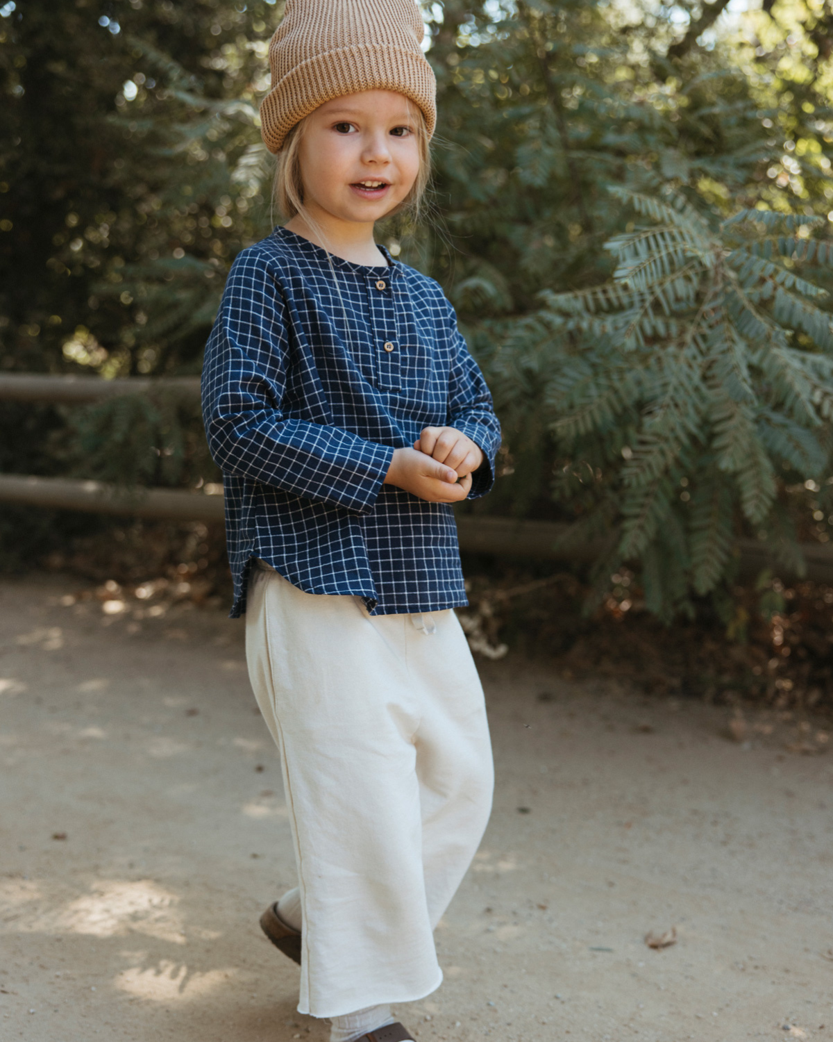 Baby French Terry Culotte Pant