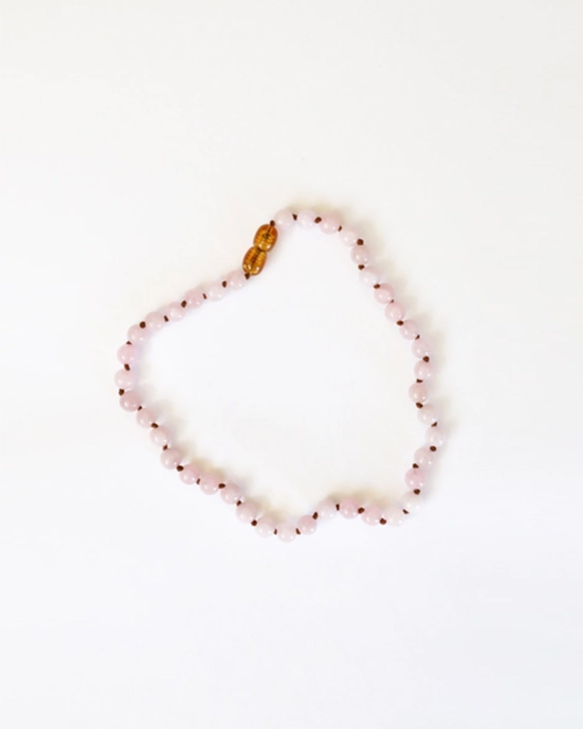 Pure Gemstone + Pink Rose Quartz || Beaded Necklace