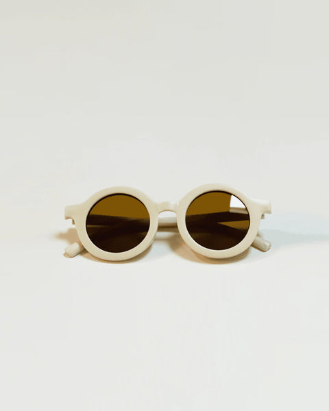 Recycled Plastic Sunglasses - Cream