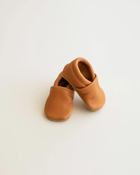 Leather Moccasins - Ginger