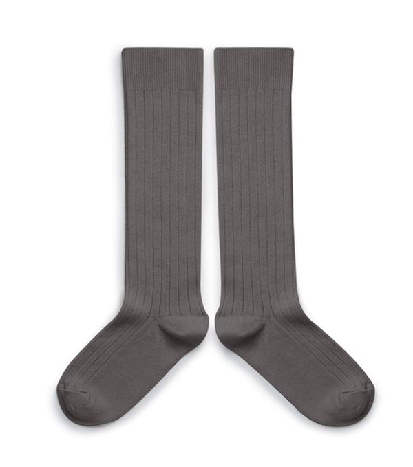 Collegien Knee Socks - pebble gray