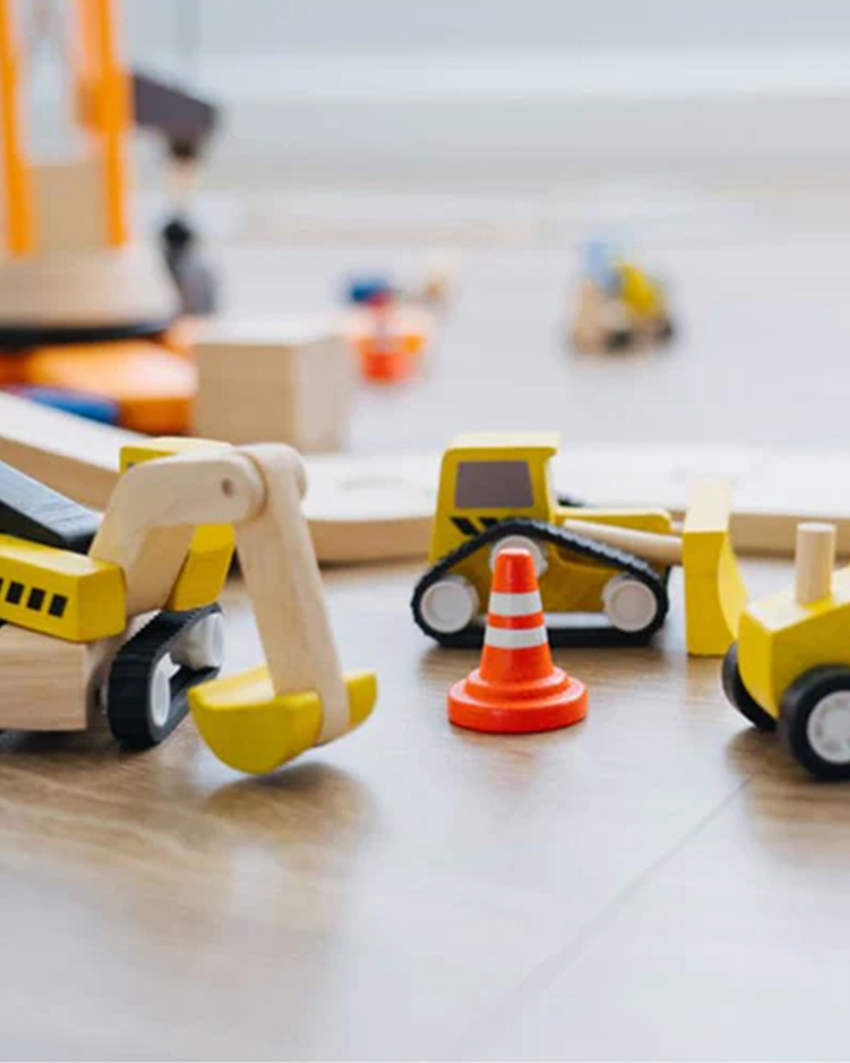 Road Construction Set <br> Plan Toys