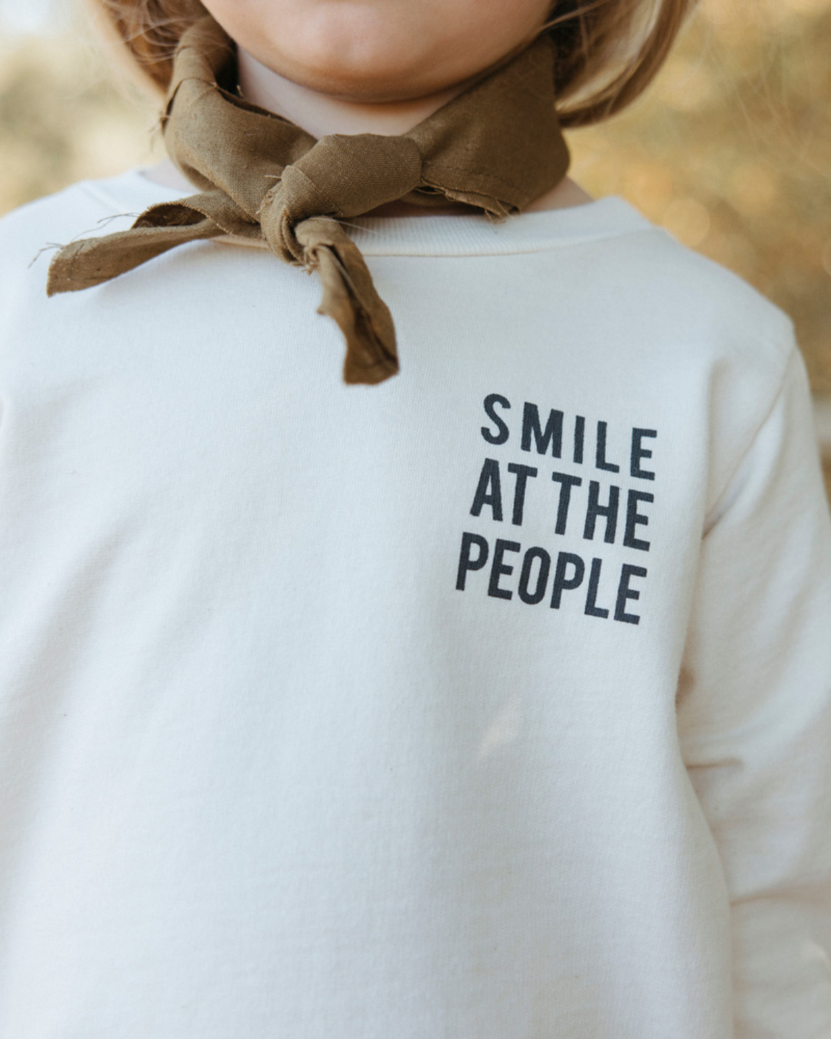 Baby Smile at the People Crewneck