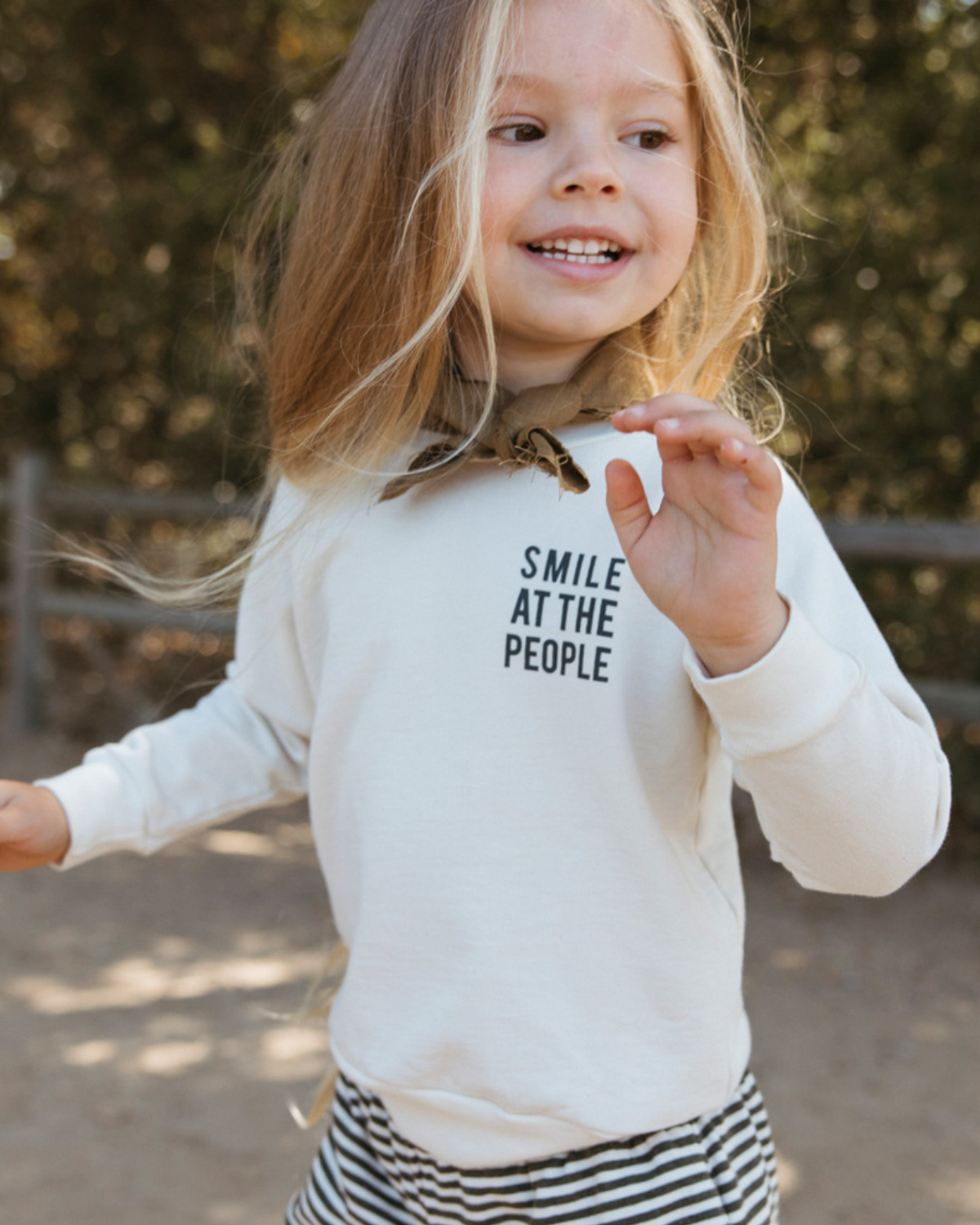 Smile at the People Crewneck