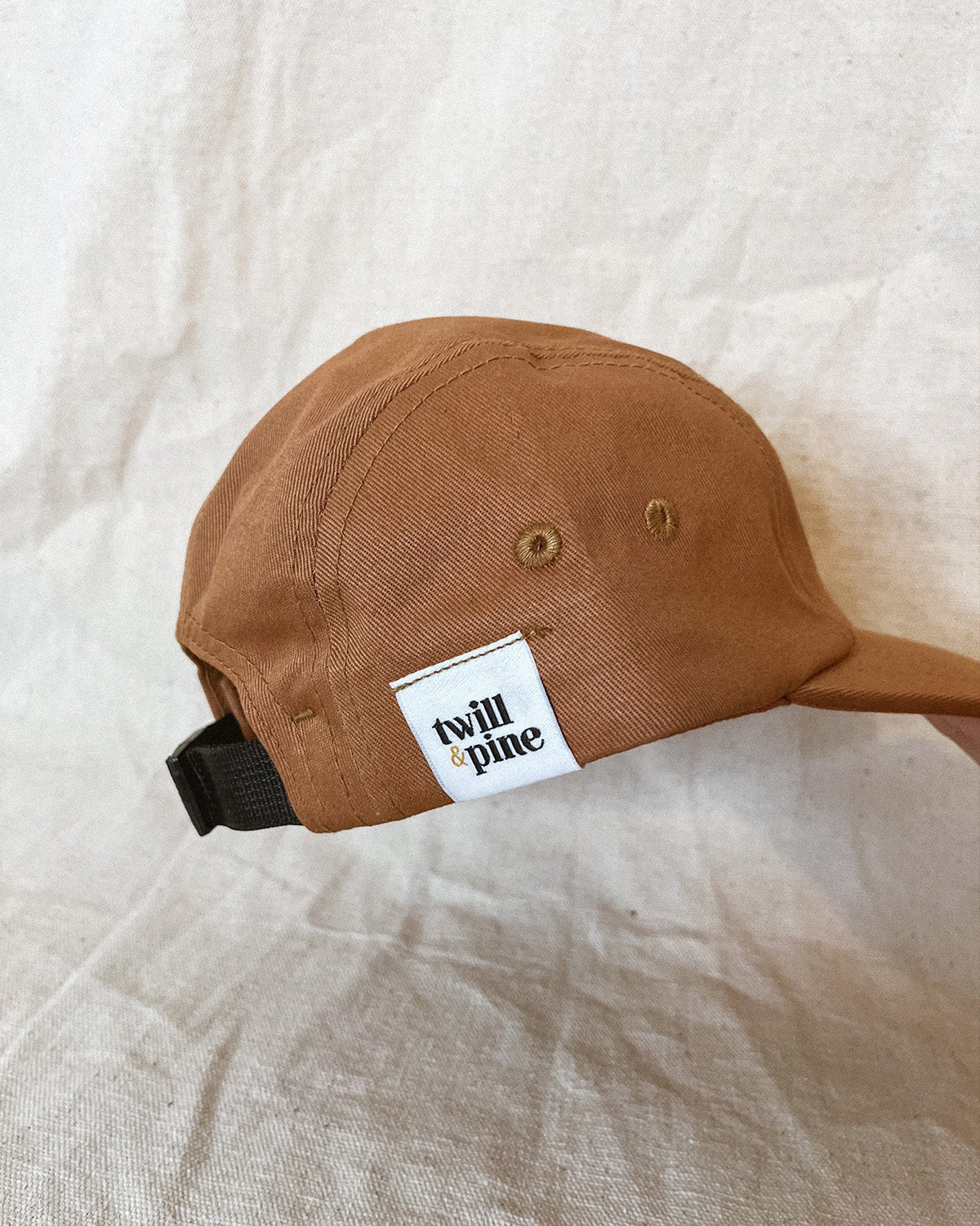 The Copper Five Panel Hat <br> Twill & Pine