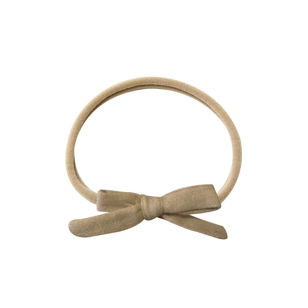 Mini Bow Headband - olive