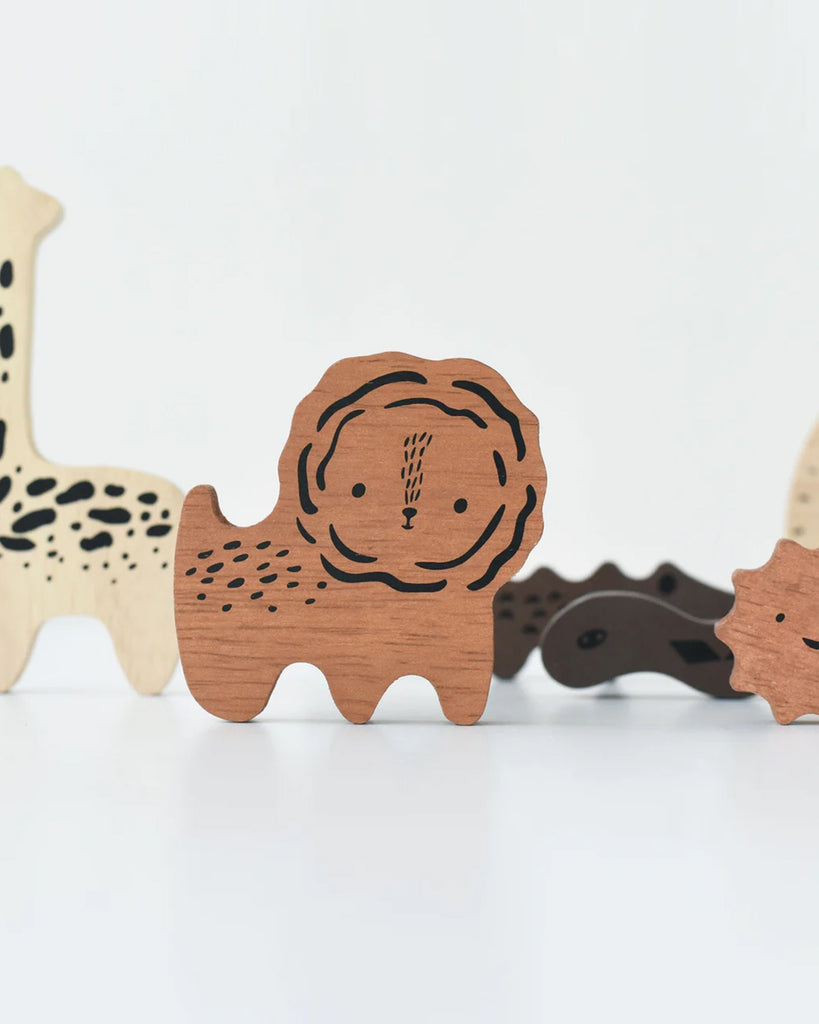 Wooden Puzzle - Safari Animals <br>Wee Gallery