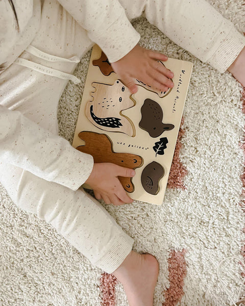 Wooden Puzzle - Woodland Animals <br>Wee Gallery