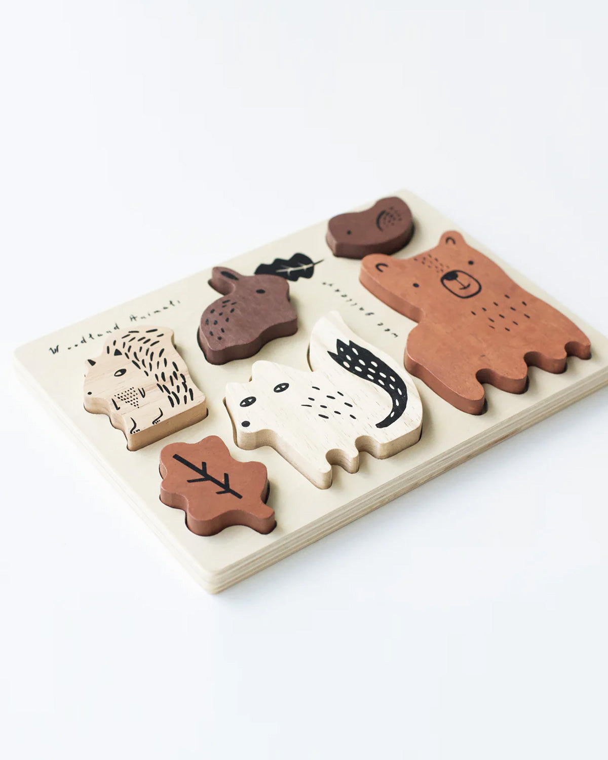 Wooden Puzzle - Woodland Animals <br>Wee Gallery