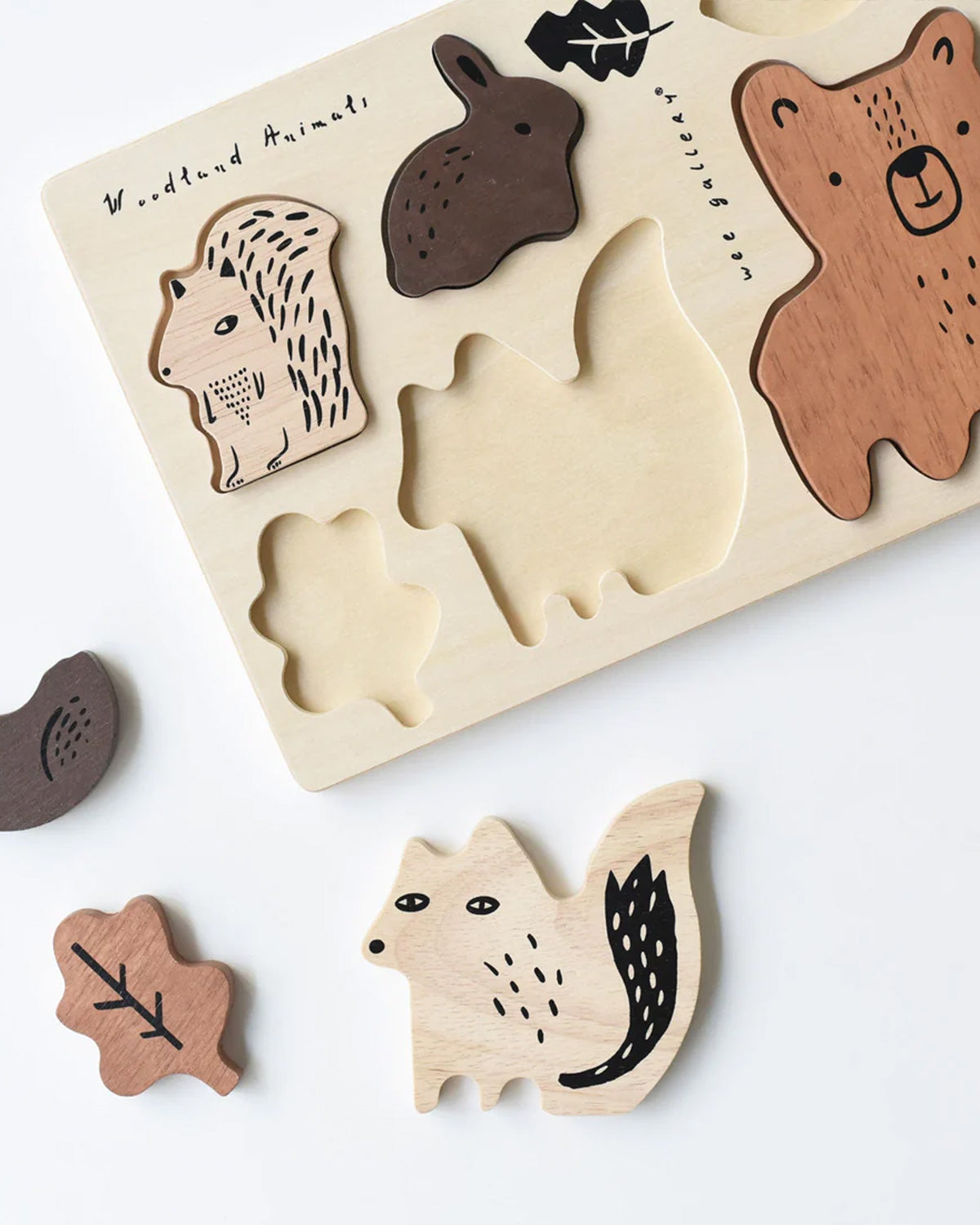 Wooden Puzzle - Woodland Animals <br>Wee Gallery