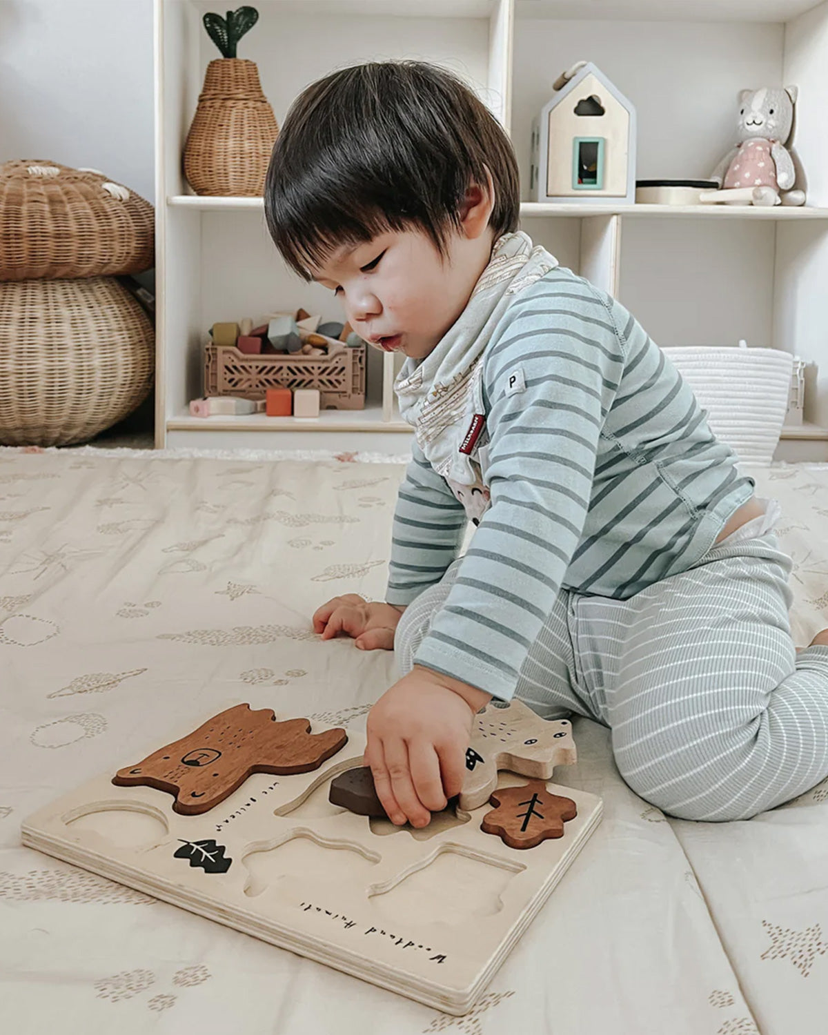 Wooden Puzzle - Woodland Animals <br>Wee Gallery