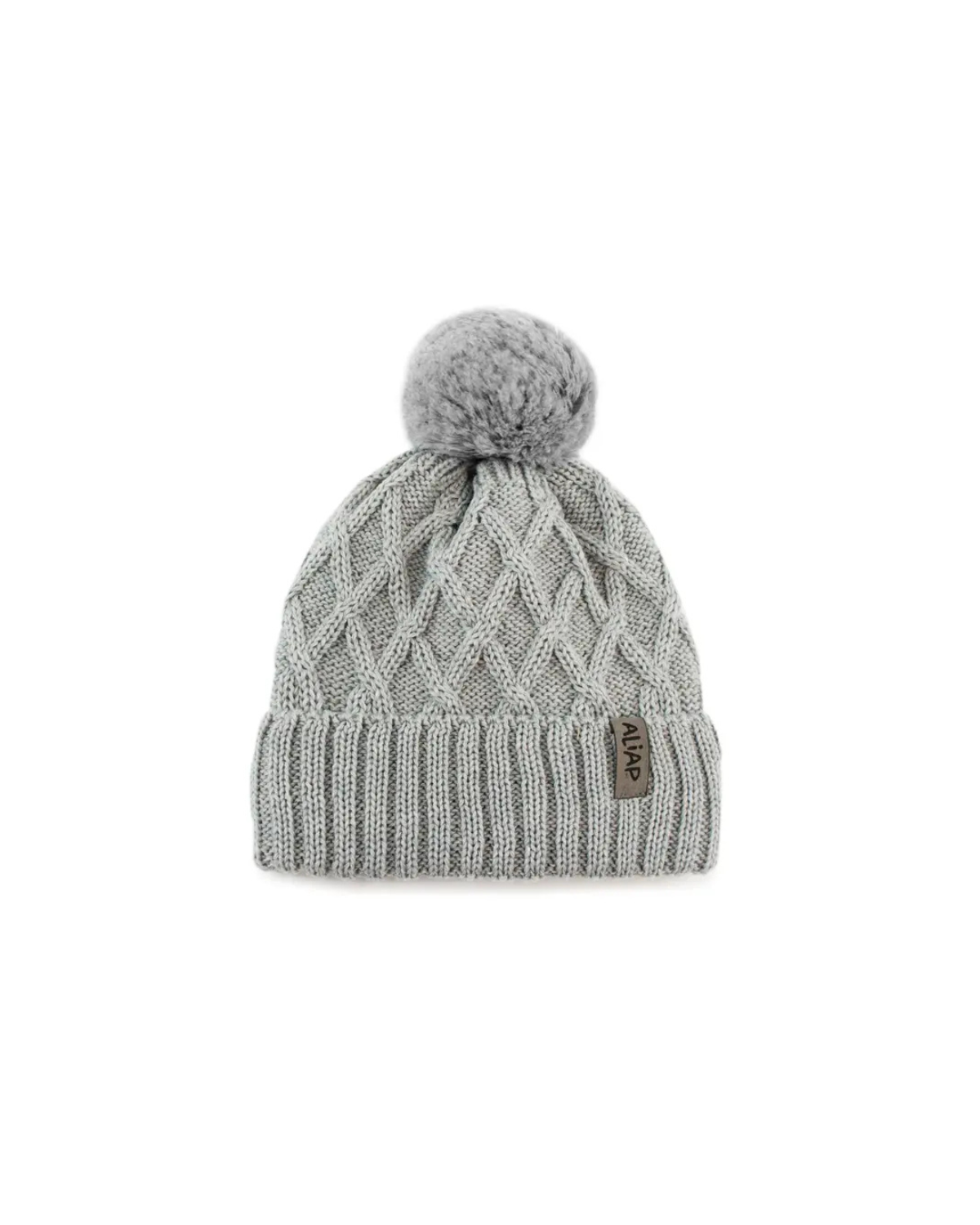 Merino Wool Hat with Pompom