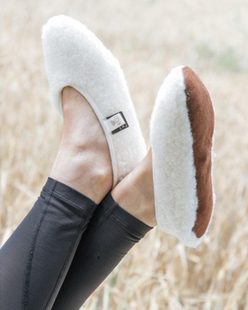 Wool ballerina slippers - Adult