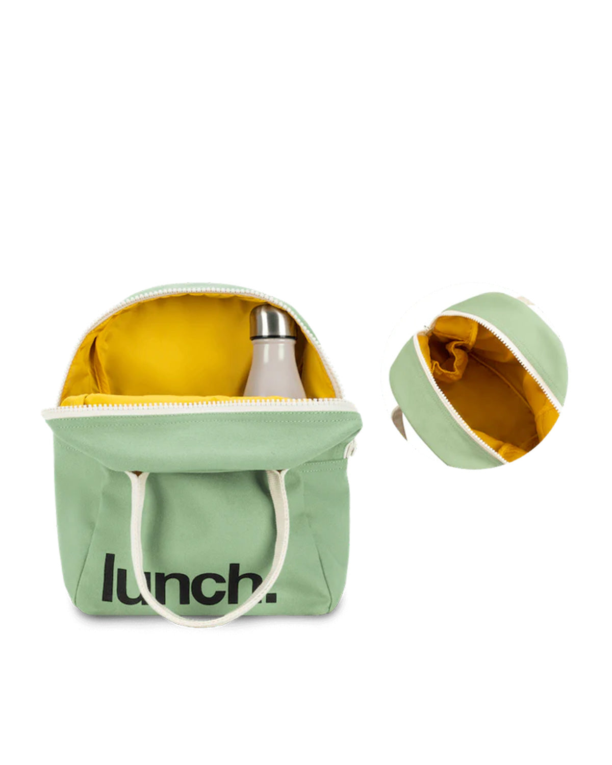 lunch bag with water bottle