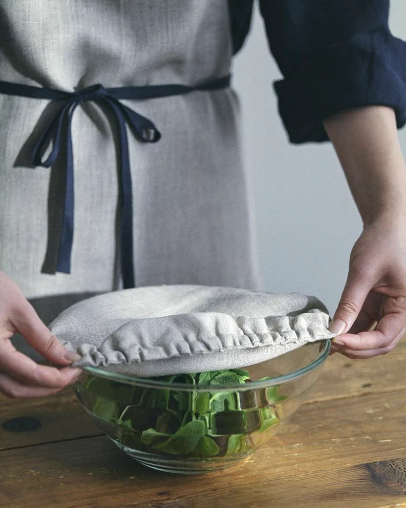 Linen Bowl Cover Set  <br> Fog Linen