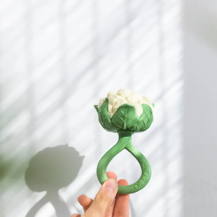 Cauliflower Rattle Toy <br> Oli & Carol