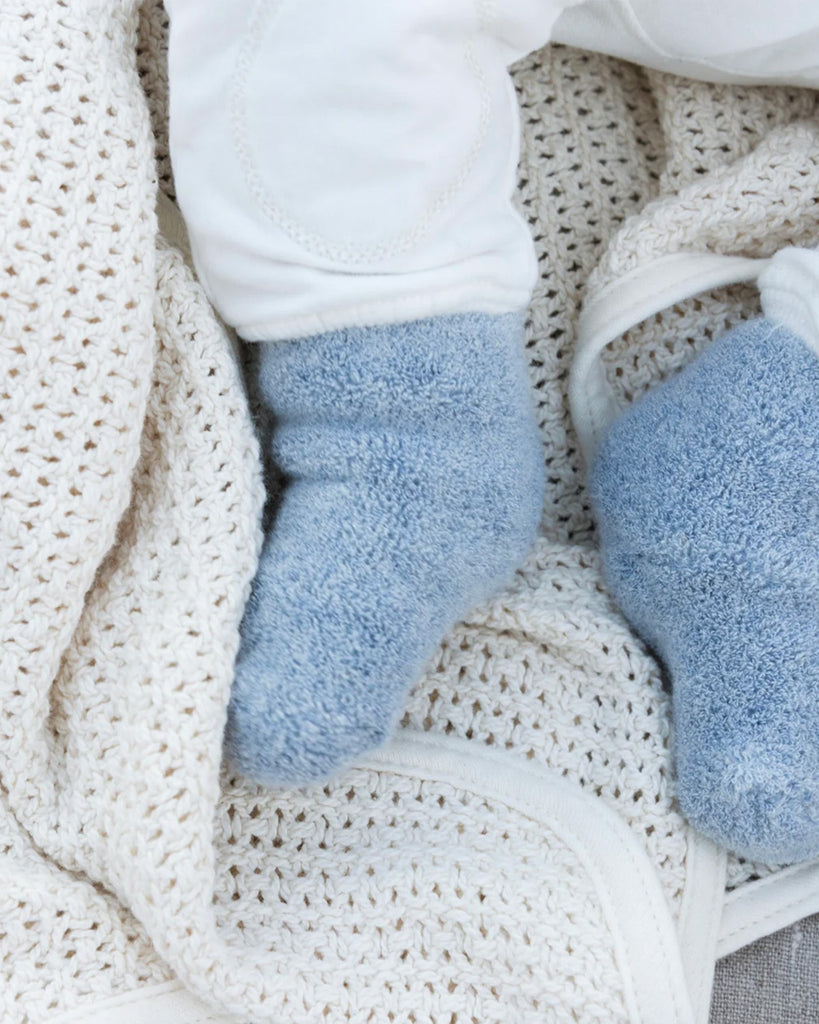 Baby Socks - blue <br>Fog Linen