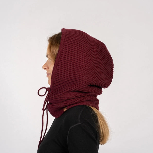 100% Knitted Merino Hood Balaclava