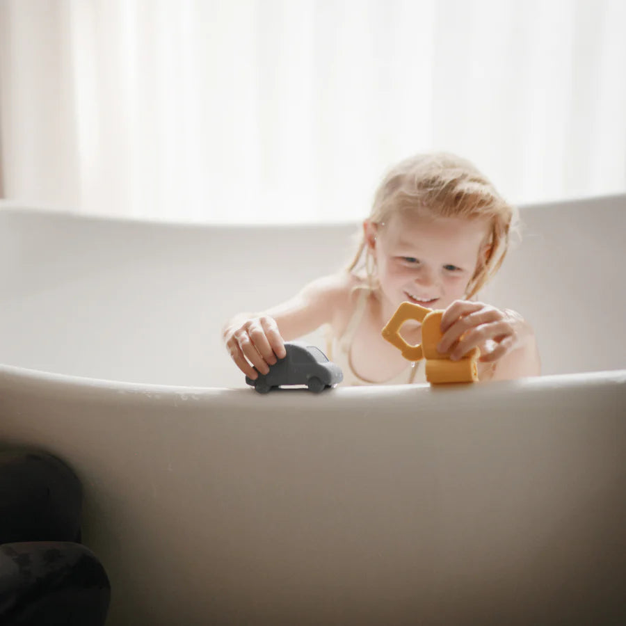 playing in the bath
