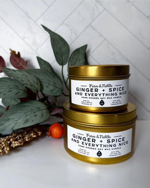 Ginger and Spice and Everything Nice Soy Wax Candle