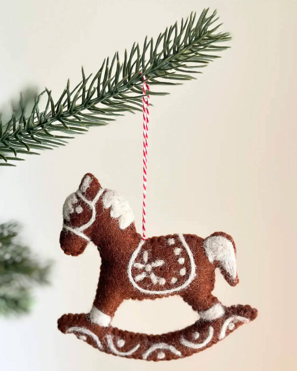 Gingerbread Rocking Horse Ornament