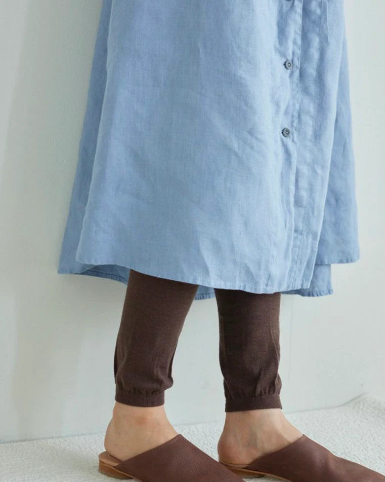 Lightweight Wool Leggings - gray <br>Fog Linen