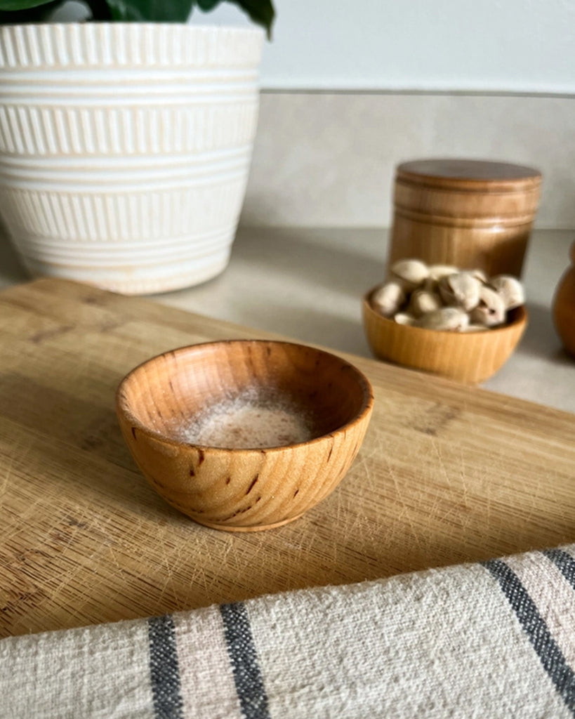 Wood Pinch Bowls