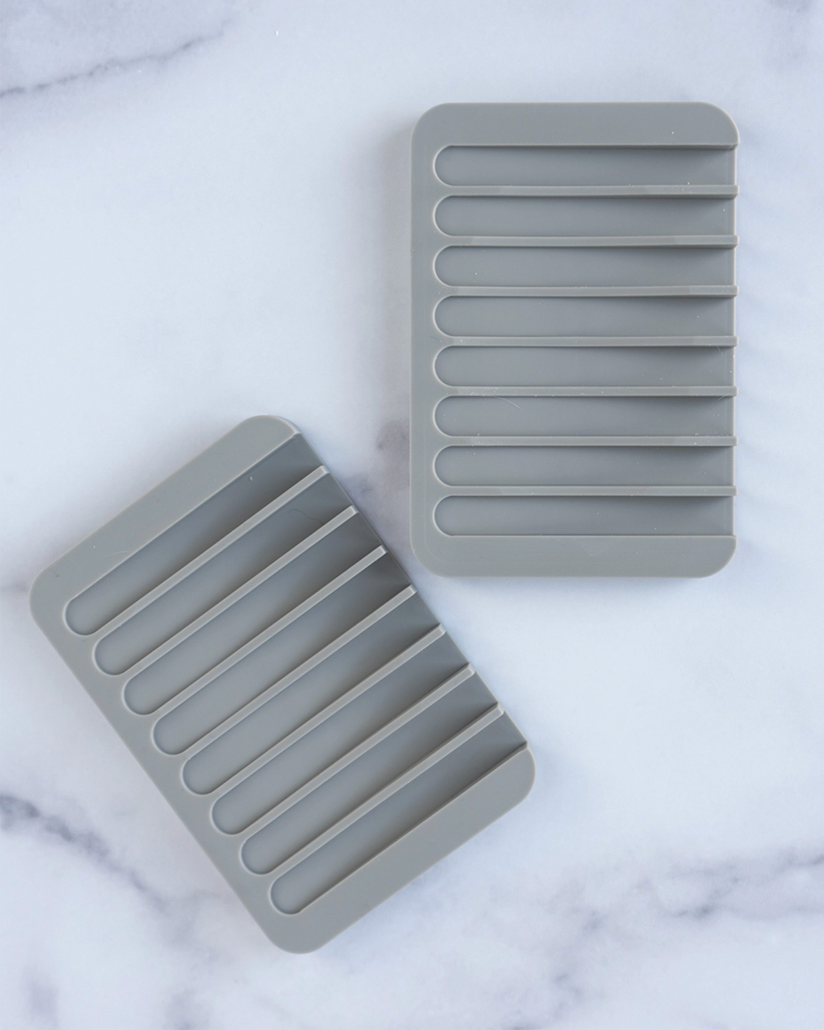 Waterfall Silicone Soap Dish - gray