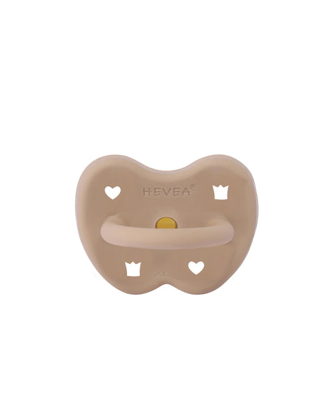 Natural Rubber Pacifier Orthodontic 3-36 Months - sand <br> Hevea