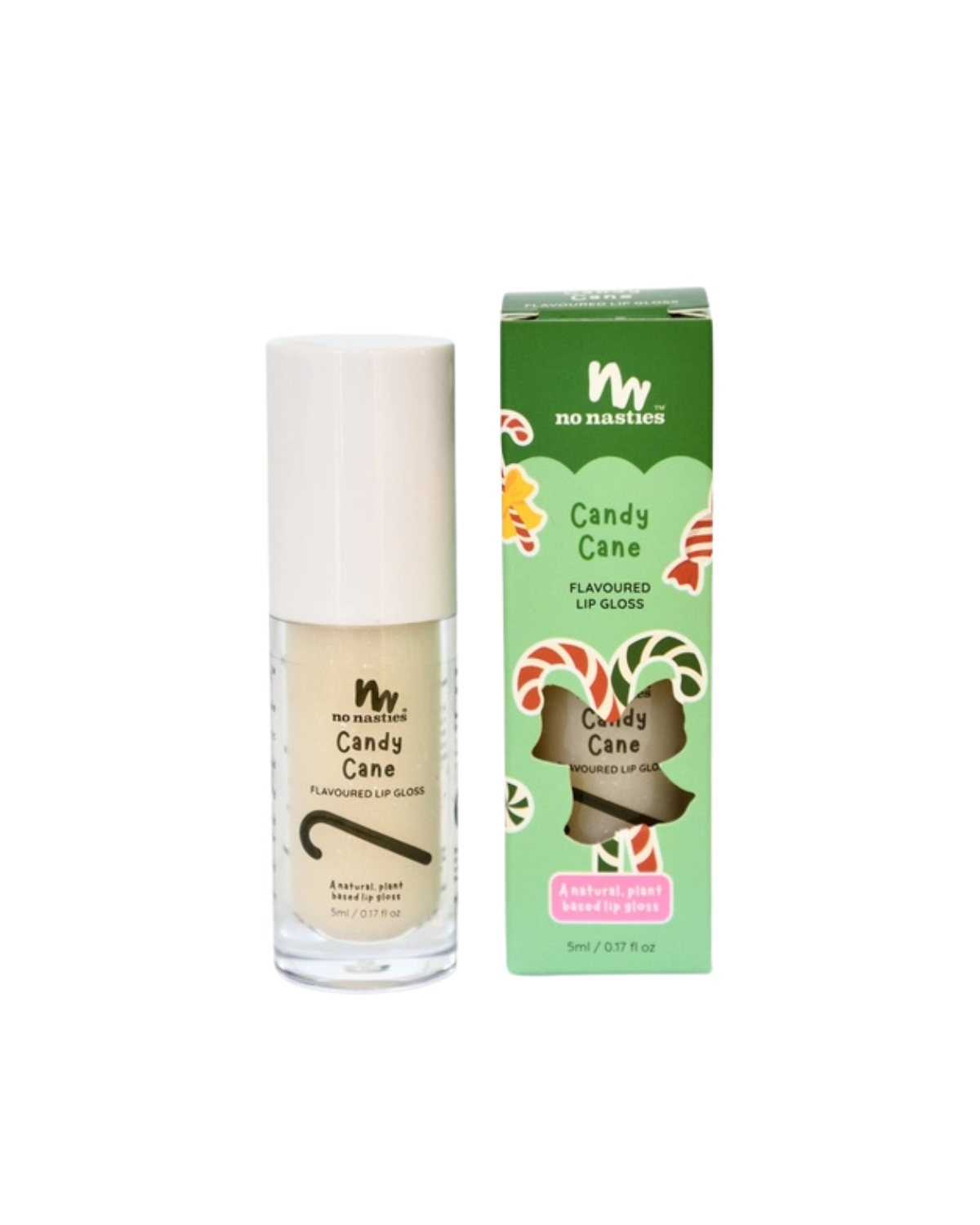 Candy Cane Natural Kids Lip Gloss <br>No Nasties