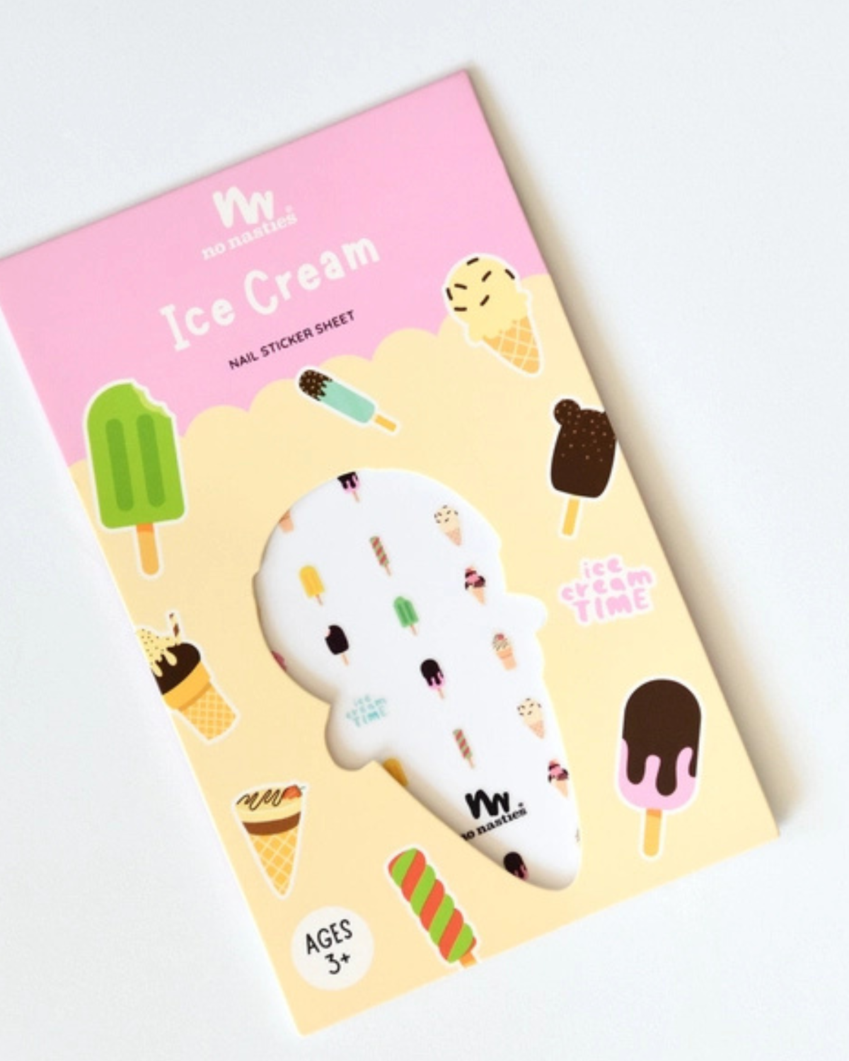 Ice-Cream Themed Nail Stickers <br> no nasties