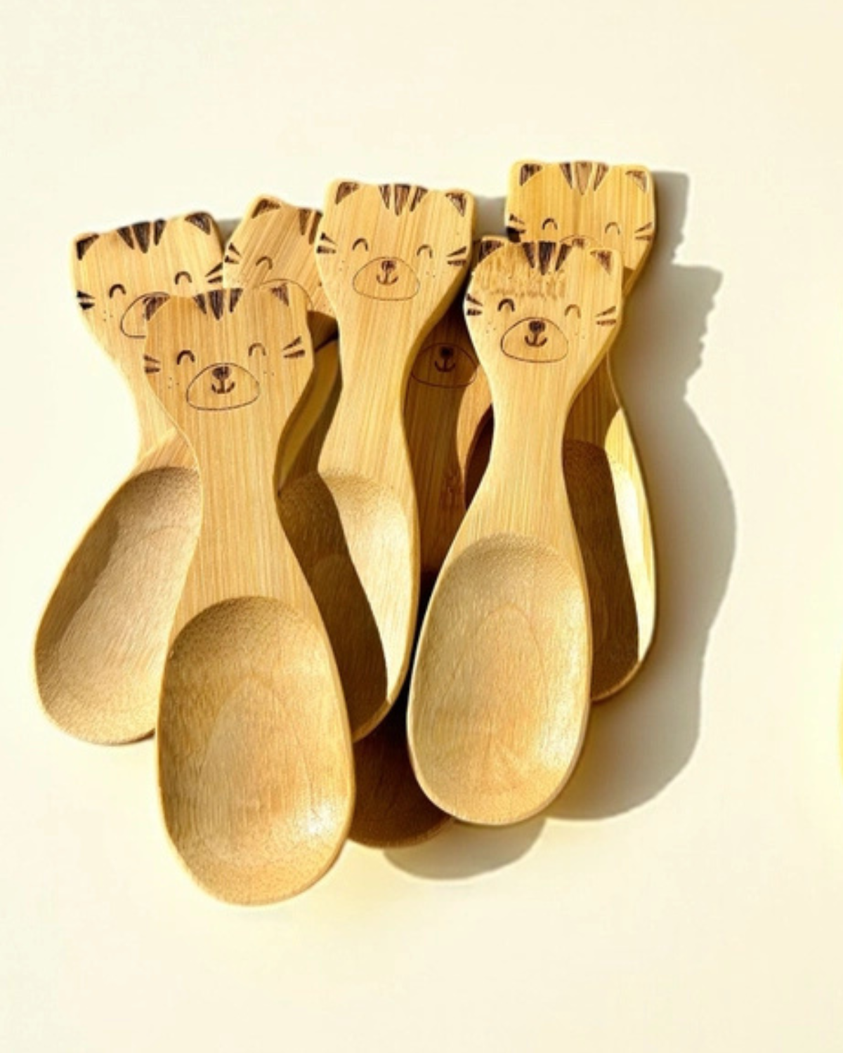 Bamboo Animal Kids & Toddler Utensils | Tiger Spoon
