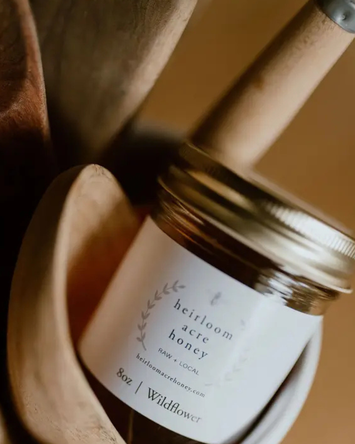 Raw Wildflower Honey 8 oz