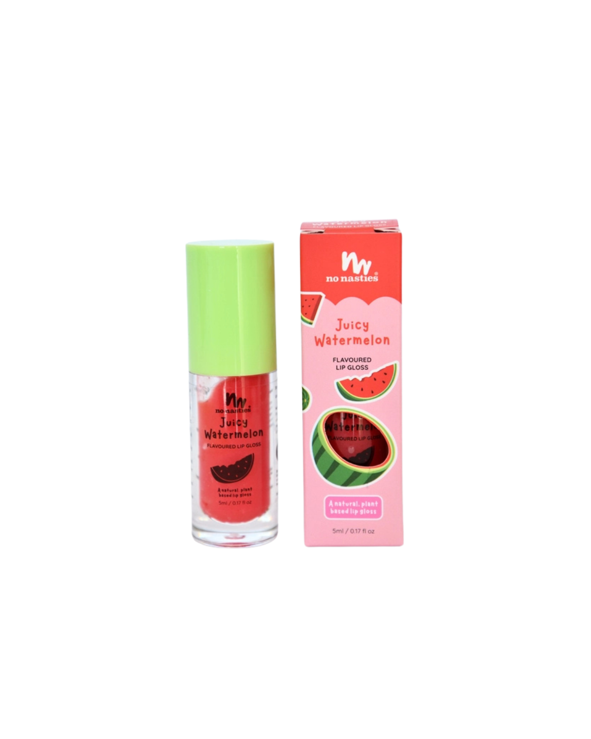 Natural Kids Lip Gloss Wands - watermelon <br> no nasties
