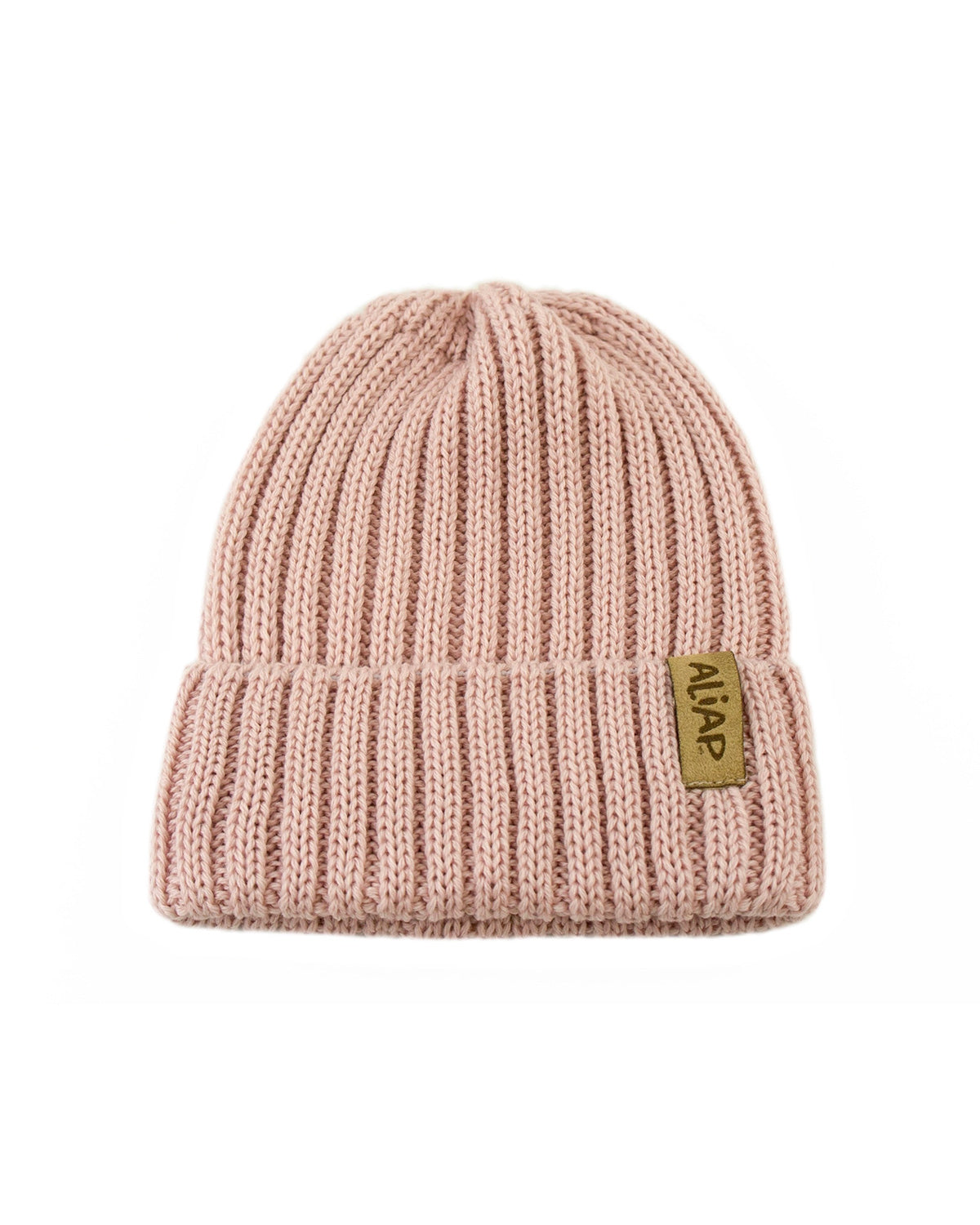 Merino Wool Beanie - pink